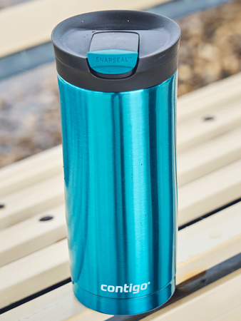 Contigo Huron 470ml Thermobecher Set - Gunmetal + Biscay Bay