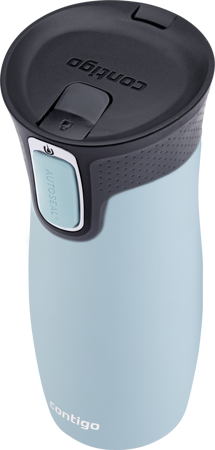 Contigo West Loop 2.0 470ml Thermalbecher - Blaue Matte - Vogelliebe 