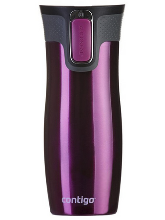 Contigo West Loop 2.0 470ml Thermobecher - Ich bin ein Lehrer - Himbeere