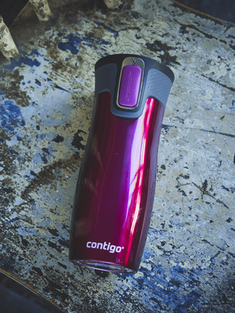 Contigo West Loop 2.0 Thermobecher 470ml - Himbeere - Pferd