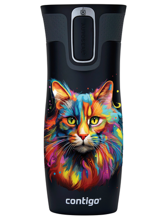 Contigo West Loop 2.0 Thermobecher 470ml - schwarz - Katze