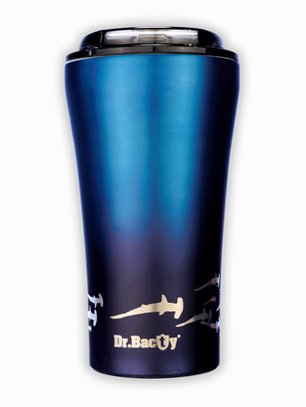 Dr.Bacty Apollo 2.0 thermischer Kaffeebecher - Hai - 360 ml - Monaco Blau