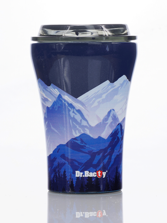 Ein thermischer Becher für das Auto Dr. Apollo Mountains Call - Marineblau