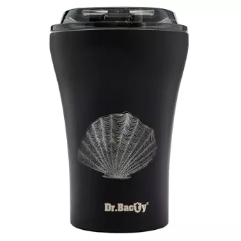 Eine Tasse für thermischen Kaffee Dr. Bacty Apollo Shell- schwarz