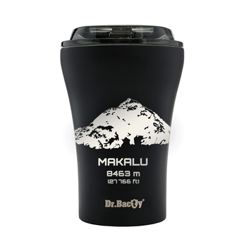 Kaffee -Thermalbecher mit Keramikbeschichtung Dr.Bacty Apollo 227 ml - Makalu - schwarz