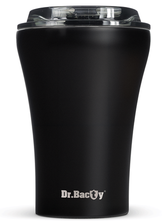 Kaffee -Thermalbecher mit Keramikbeschichtung Dr.Bacty Apollo 227 ml - schwarz