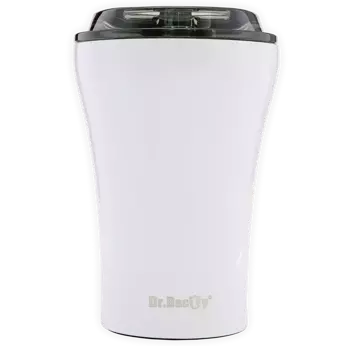 Kaffee Thermalbecher mit Keramikbeschichtung Dr. Bacty Apollo 227 ml - weiß