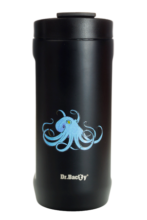 Kühler für Dose Dr.Bacty Notus 360 ml Octopus Blue - schwarz