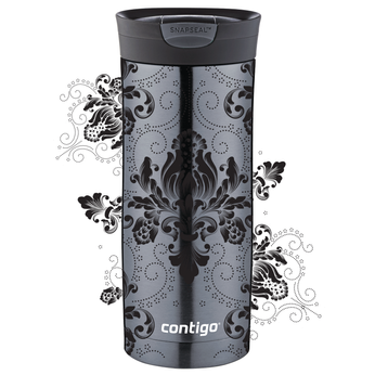 Thermobecher Contigo Huron 470ml - Arabeska Black - Gunnmetal