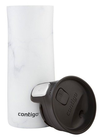 Thermobecher Contigo Pinnacle Couture 420ml - Weißer Marmor