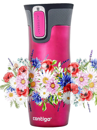 Thermobecher Contigo West Loop 2.0 470 ml Polish meadow