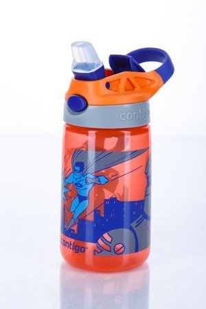 Trinkflasche für Kinder - Becher für Kinder Contigo Gizmo Flip 414ml - Nektarine Superhero