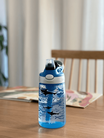 Wasserflasche / Trinkflasche für Kinder Contigo Easy Clean 420ml Blue Graphic