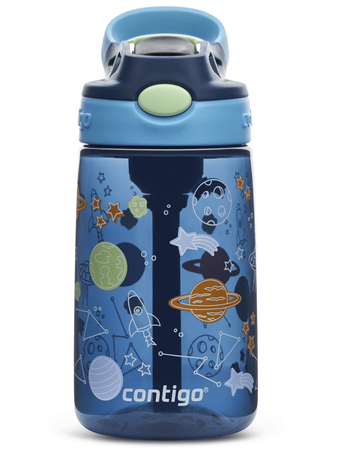 Wasserflasche / Trinkflasche für Kinder Contigo Easy Clean 420ml Blueberry Cosmos