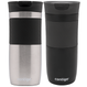 Contigo Byron 470ml Thermobecher Set - Edelstahl + Schwarz mattiert