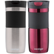 Contigo Byron 470ml Thermobecher Set - Rostfreier Stahl + Lebendig