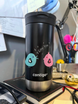 Contigo Huron 2.0 470ml thermische Kaffeebecher - Bird love - Schwarz