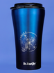 Dr.Bacty Apollo 2.0 'Cancer' thermischer Kaffeebecher - 360 ml - Monaco Blau