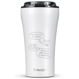 Dr.Bacty Apollo 2.0 Thermo-Kaffeebecher - Talk to me - 360 ml - Glänzend Weiß