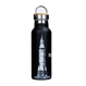 Dr.Bacty Iris Stahl Thermoflasche - schwarz - NASA