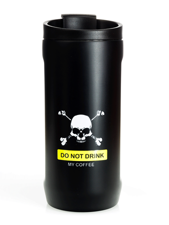 Car mug Dr. Bacty Notus Do Not Drink My Coffe - black