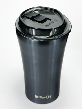 Dr.Bacty Apollo 2.0 thermal coffee mug - Aquarius - 360 ml - Gunmetal