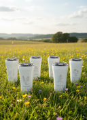 Thermobecher für Kaffee Dr.Bacty Apollo 2.0 360 ml "Hyzop lekarski" – Weiß