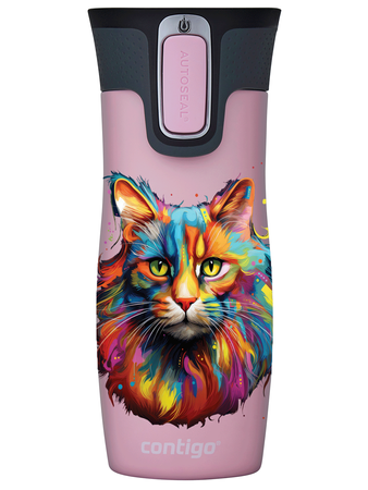 Contigo West Loop 2.0 470ml thermal mug - Millenial pink - Cat