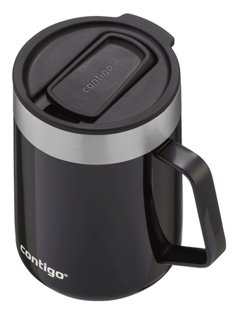 Thermobecher mit Ohr Contigo Streeterville 420 ml - Schwarz