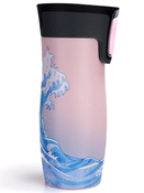 Contigo West Loop 2.0 470ml Thermalbecher - Rosa Matte - Sommerwellen