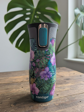 Contigo West Loop 2.0 thermal mug 470ml - Biscay Bay - Monstera