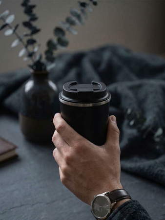 Dr. Bacty Eco Thermal Mug Terra – Matte Black