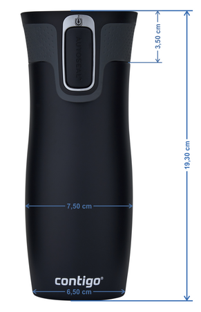 Contigo West Loop 2.0 470ml thermal mug - Mat navy blue - Floresy