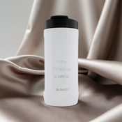 Dr.Bacty Notus 360 ml Thermobecher mit Gravur - weiß