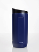 Thermal coffee mug 2-in-1 Dr.Bacty Notus 360 ml - navy blue.