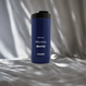 Dr.Bacty Notus 360 ml Thermobecher mit Gravur - navy blau