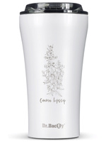 Thermal Coffee Mug Dr.Bacty Apollo 2.0 360 ml "Hyzop lekarski" – White