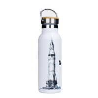 Dr.Bacty Iris steel thermal bottle - white - NASA