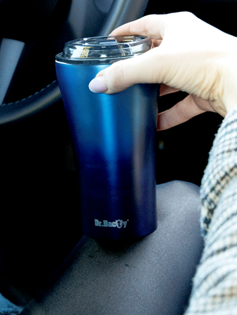 Dr.Bacty Apollo 2.0 Thermobecher für Kaffee - 360 ml - Monaco Blau