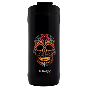 Thermal mug 2-in-1 Dr.Bacty Notus skull - black.