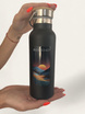 Dr.Bacty Iris steel thermal bottle - black - Bieszczady