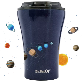 Becher für Kaffee Dr.Bacty Apollo Kosmos - marineblau