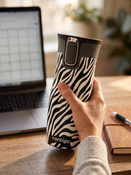 Thermal Mug Contigo West Loop 470 ml - Matte Black - Cat Eyes