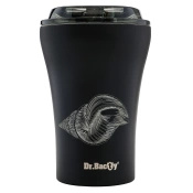 Keramikbecher mit Deckel Dr. Bacty Apollo - Schwarz