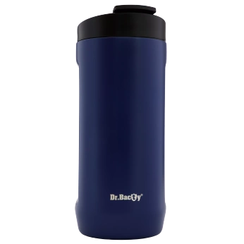 Thermobecher für Kaffee 2-in-1 Dr.Bacty Notus 360 ml - marineblau.