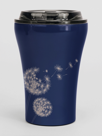 A cup of thermal coffee Dr.Bacty Apollo blower - navy blue