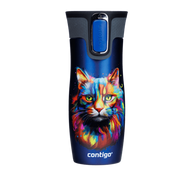 Contigo West Loop 2.0 470ml Thermalbecher - marineblau - Katze