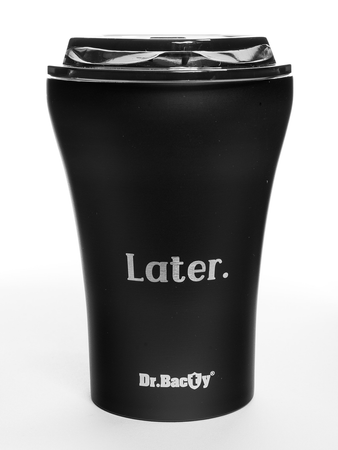 A multiple -use mug of Dr. Bacty Apollo Later - Black