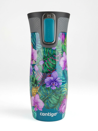 Contigo West Loop 2.0 thermal mug 470ml - Biscay Bay - Monstera