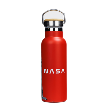 Dr.Bacty Iris Stahl Thermoflasche - rot - NASA